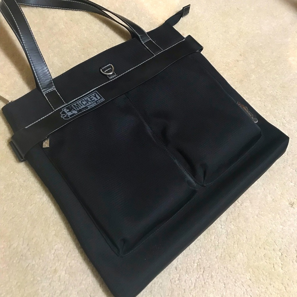 Black big Mickey tote